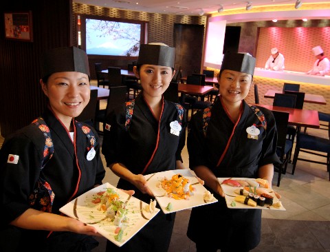 Photo of sushi restaurant goes here.