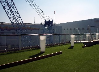 Photo of The Lawn Club's Bocci courts goes here.