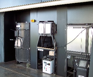 Photo of glass firing ovens goes here