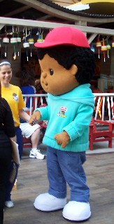 Photo of Fisher Price character goes here.