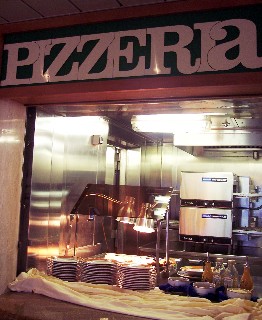 Photo of pizza bar goes here.