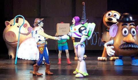 Photo of Woody and Buzz Lightyear goes here.