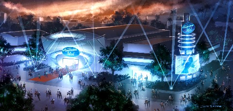 Rendering of the American Idol attraction goes here.*