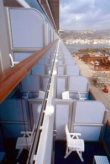 Photo of balconies goes here.