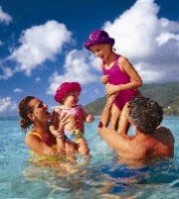 Photo of family having fun on a cruise port visit goes here.