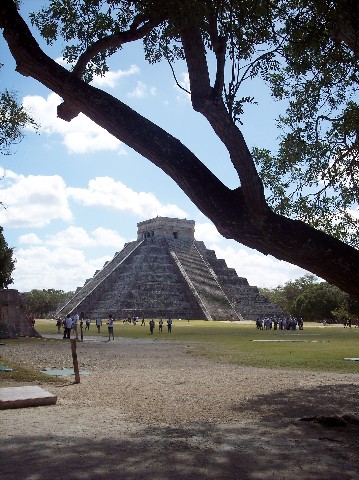 Photo of Chichen Itza's El Castillo goes here.