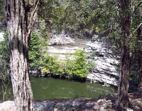 Photo of cenote goes here.