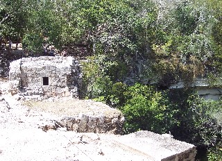 Photo of the edge of the cenote goes here.