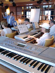 Photo of keyboard class goes here.