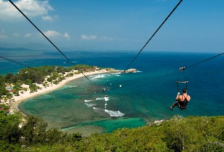 Photo of Zip Line at Labadee goes here.