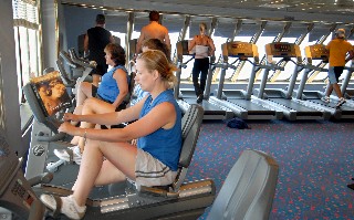 Photo of Elation Spa's fitness center goes here.