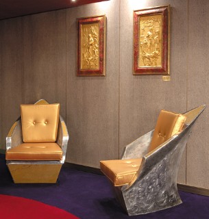 Photo of elevator lobby artwork goes here.