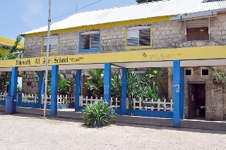Photo of primary school in Falmouth goes here.