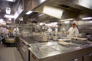 Photo of the galley of Island Princess goes here.