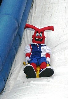 Photo of Freddy, the Carnival mascot, goes here.