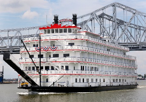 Photo of Queen of the Mississippi on the Mississippi River in New Orleans goes here.*