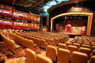 Photo of the ship's Platinum Theater goes here.