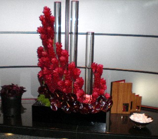 Photo of decor at Red Ginger goes here.