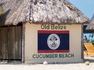 Photo of Cucumber Beach, Belize, goes here.