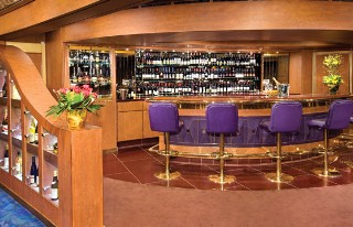 Photo of Holland America wine bar goes here.