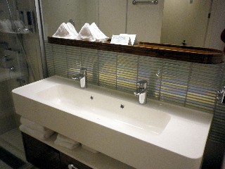 Photo of balcony cabin sink goes here.*
