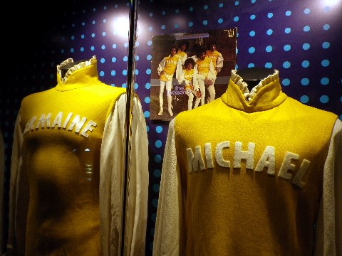 Photo of Jackson 5 outfits and record cover goes here.*