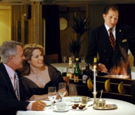 Photo of Seabourn dining goes here.