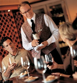 Photo of fine dining with wine pairings goes here.