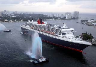 Photo of QM2 at Port Everglades goes here.