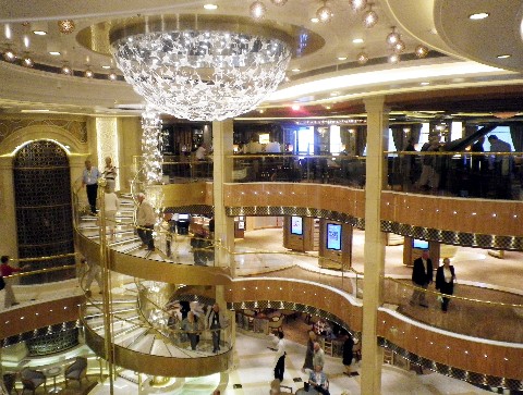Photo of Royal Princess' Grand Piazza goes here.*