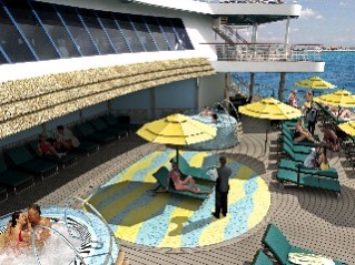 Photo of Carnival Serenity area goes here.