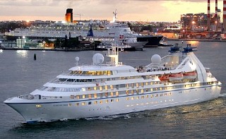 Photo of Seabourn ship goes here.