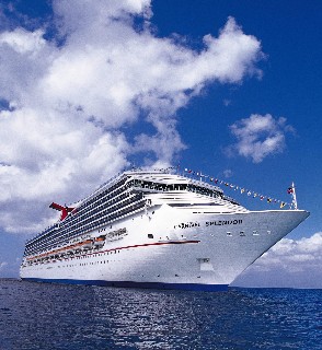 Drawing of Carnival Splendor goes here.