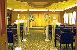 Photo of a wedding chapel at sea goes here.