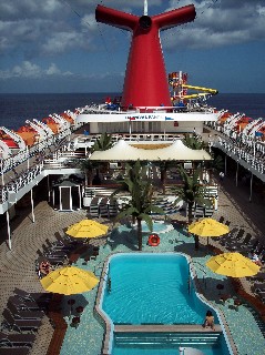 Photo of the tropical pool deck goes here.
