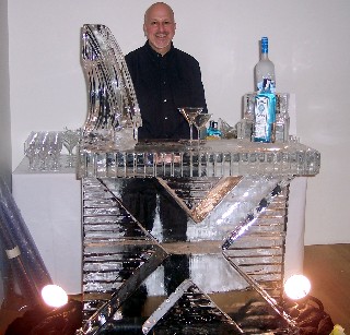 Photo of martini bar made of ice goes here.