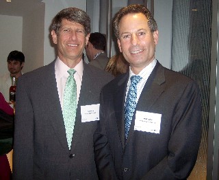 Photo of Jeff and Brad Tolkin from World Travel Holdings; they attended Celebrity's announcement event. 