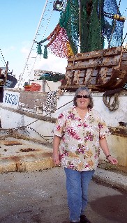 Photo of shrimp tour host goes here.