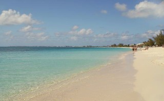 Photo of Seven Mile Beach goes here.