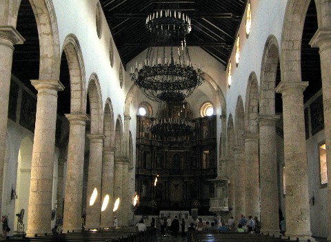 Photo of Cartegena Cathedral goes here.