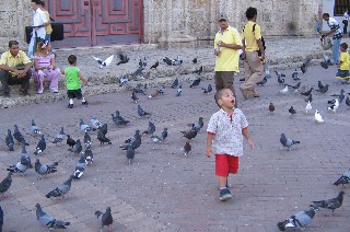 Photo of Plaza in front of San Pedro Claver Church goes here.