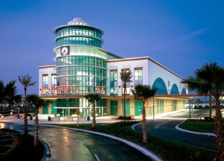 Photo of the Disney Cruise Line Terminal goes here.