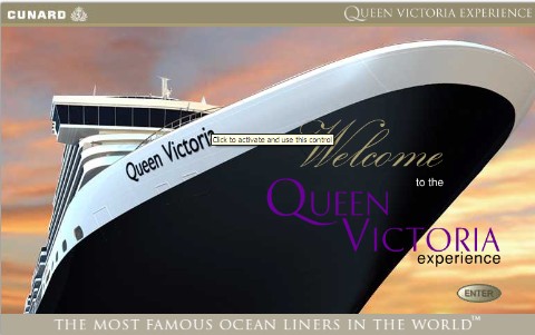 Photo of Cunard Site for Queen Victoria tour goes here.