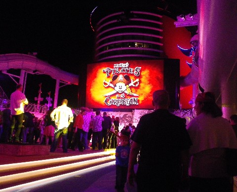 Photo of top deck pirate fare goes here.
