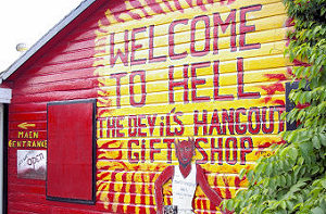 Photo of Hell gift shop goes here.