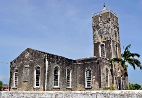 Photo of St. Peter's Church in Falmouth, Jamaica, goes here.