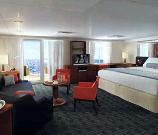 Photo of Eurodam suite goes here.
