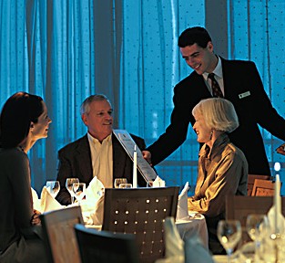 Photo of Seabourn dining goes here.